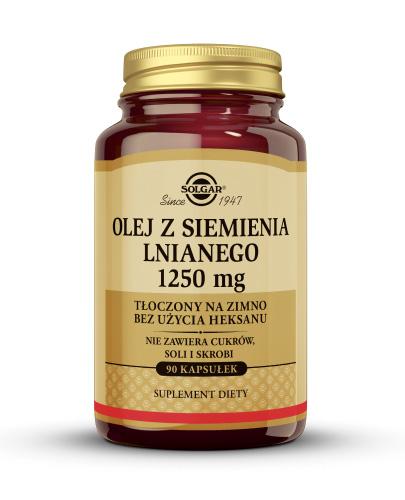 SOLGAR OLEJ Z SIEMIENIA LNIANEGO - 90 kaps. zdjęcie