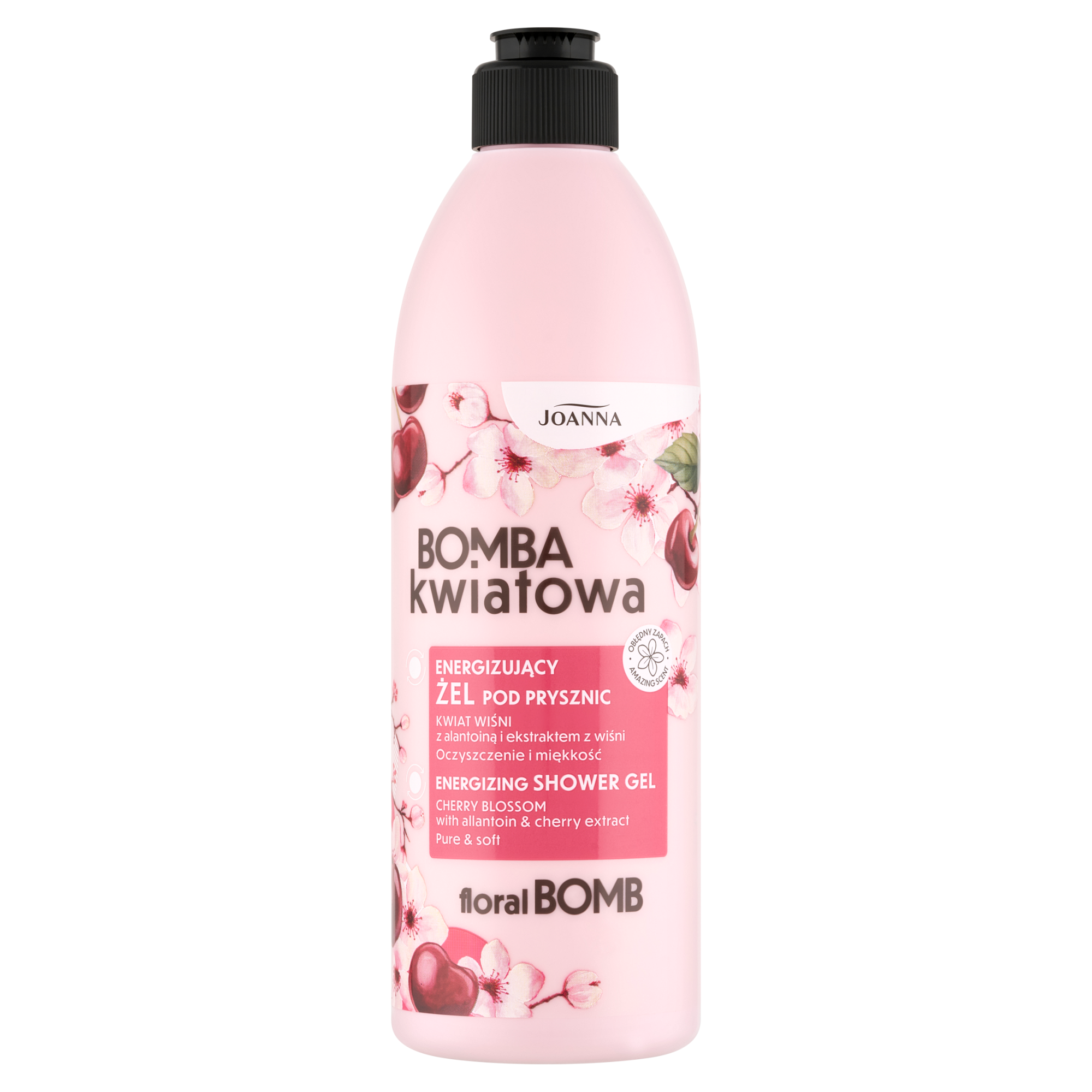 Joanna Bomba Kwiatowa Żel pod prysznic kwiat wiśni, 500 ml   zdjęcie