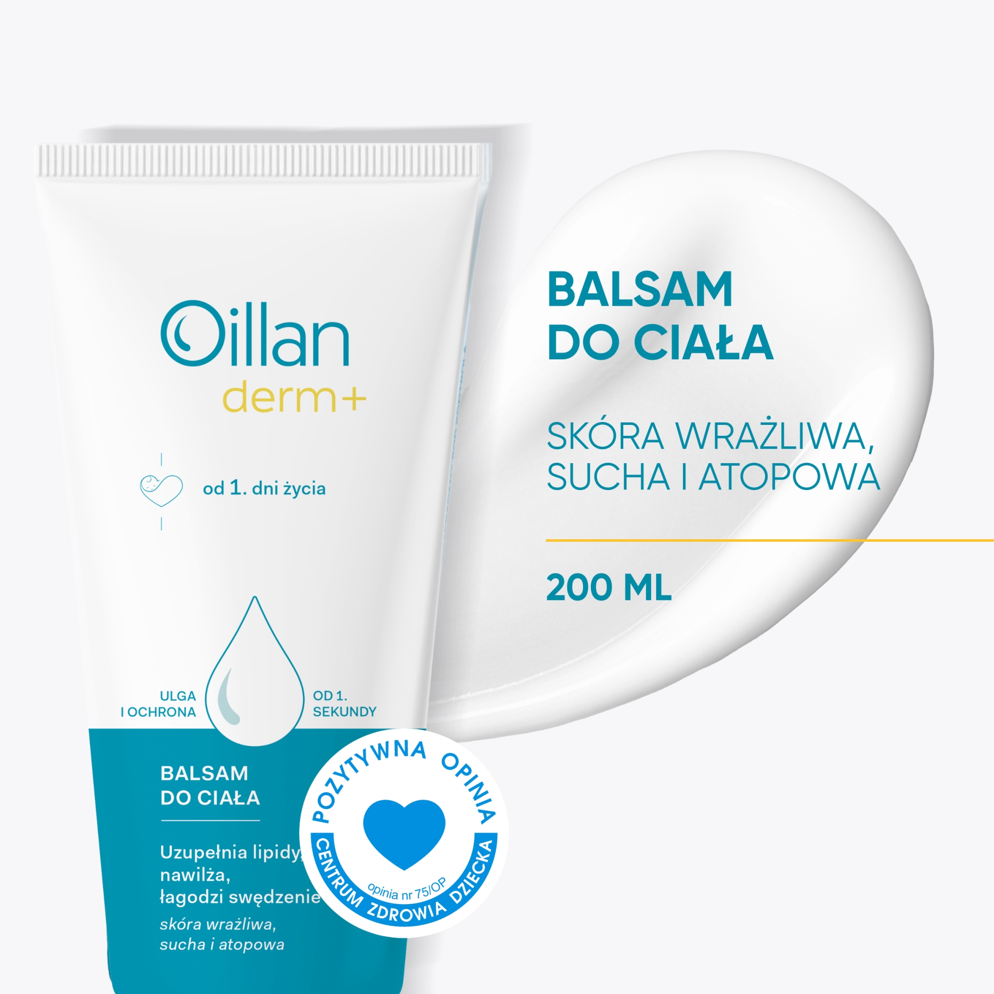 Oillan Derm+ Balsam do ciała, 200 ml