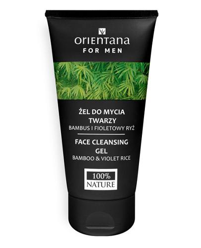 Orientana For Men Żel do mycia twarzy bambus i fioletowy ryż, 150 ml, cena, opinie, właściwości  zdjęcie