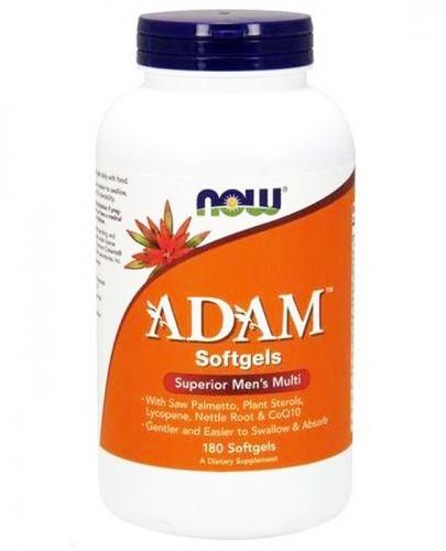 NOW FOODS ADAM - 180 kaps. zdjęcie