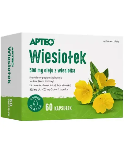 Apteo wiesiołek 60 kapsułek zdjęcie