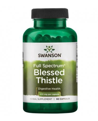 SWANSON FULL SPECTRUM BLESSED THISTLE Drapacz lekarski 400 mg, 90 kaps. zdjęcie