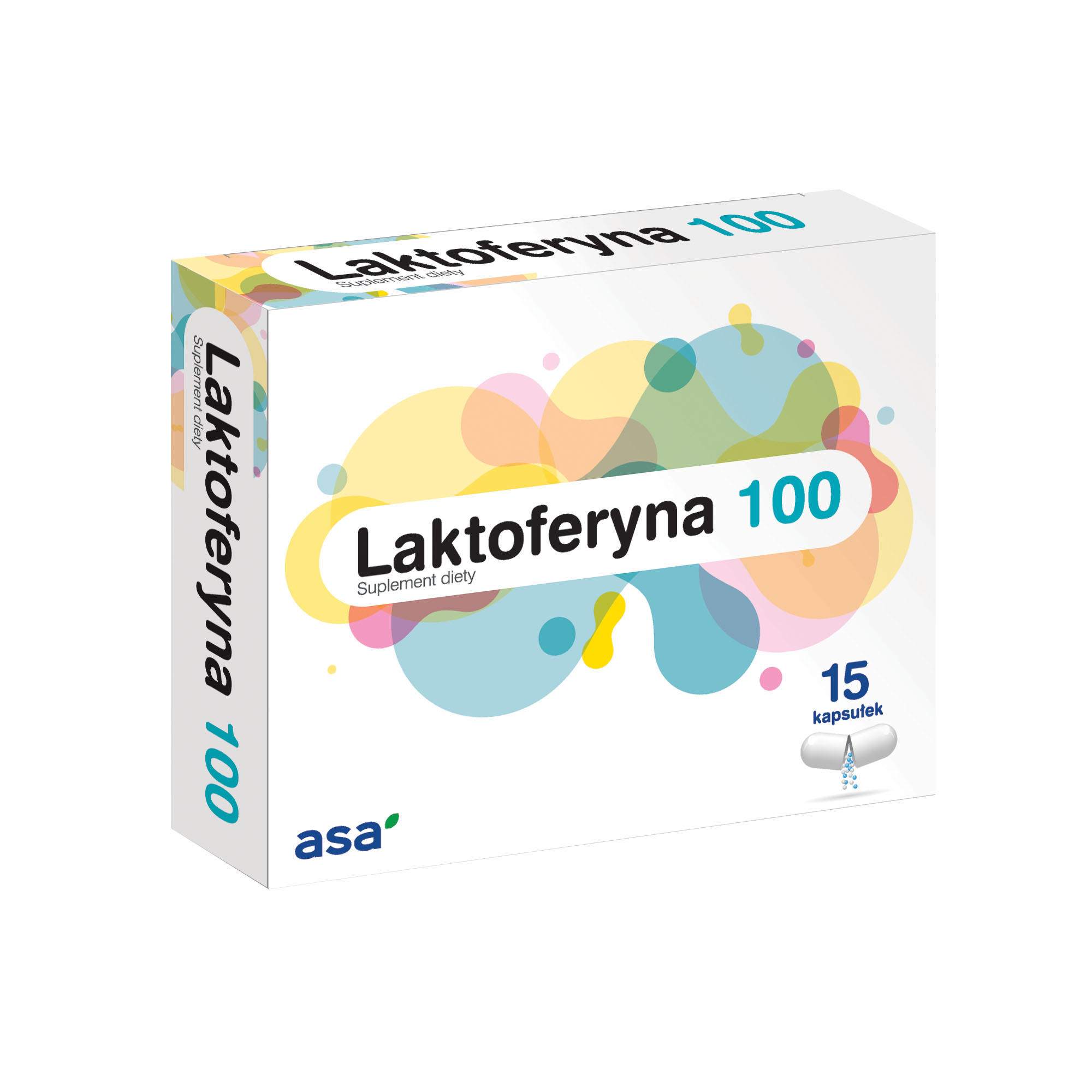 Asa Laktoferyna 100 15 kapsułek zdjęcie