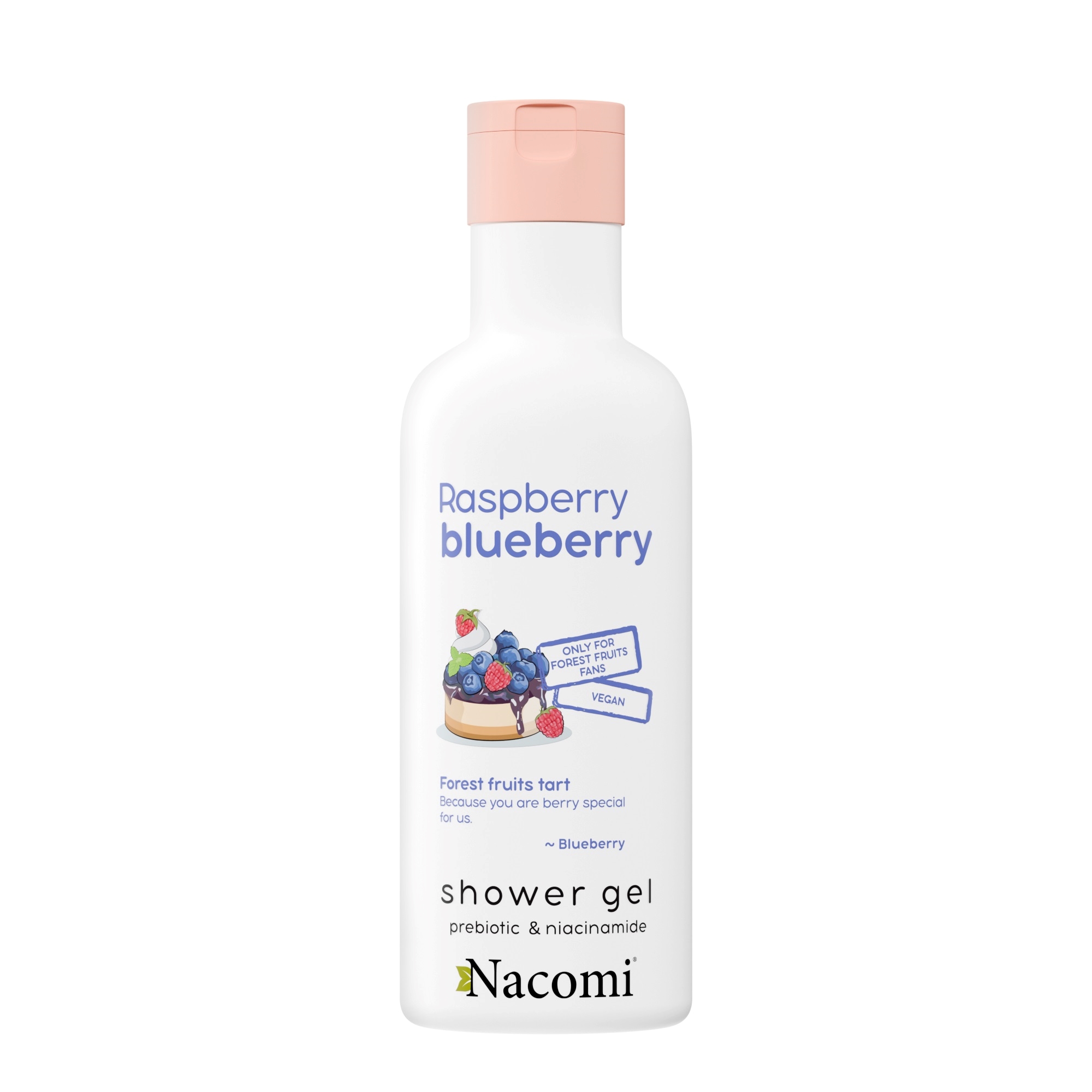 Nacomi Żel pod prysznic Borówka & Malina, 300 ml zdjęcie