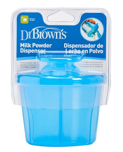 Dr Brown's Pojemnik na mleko w proszku w kolorze niebieskim - 1 szt. - cena, opinie, użytkowanie  zdjęcie
