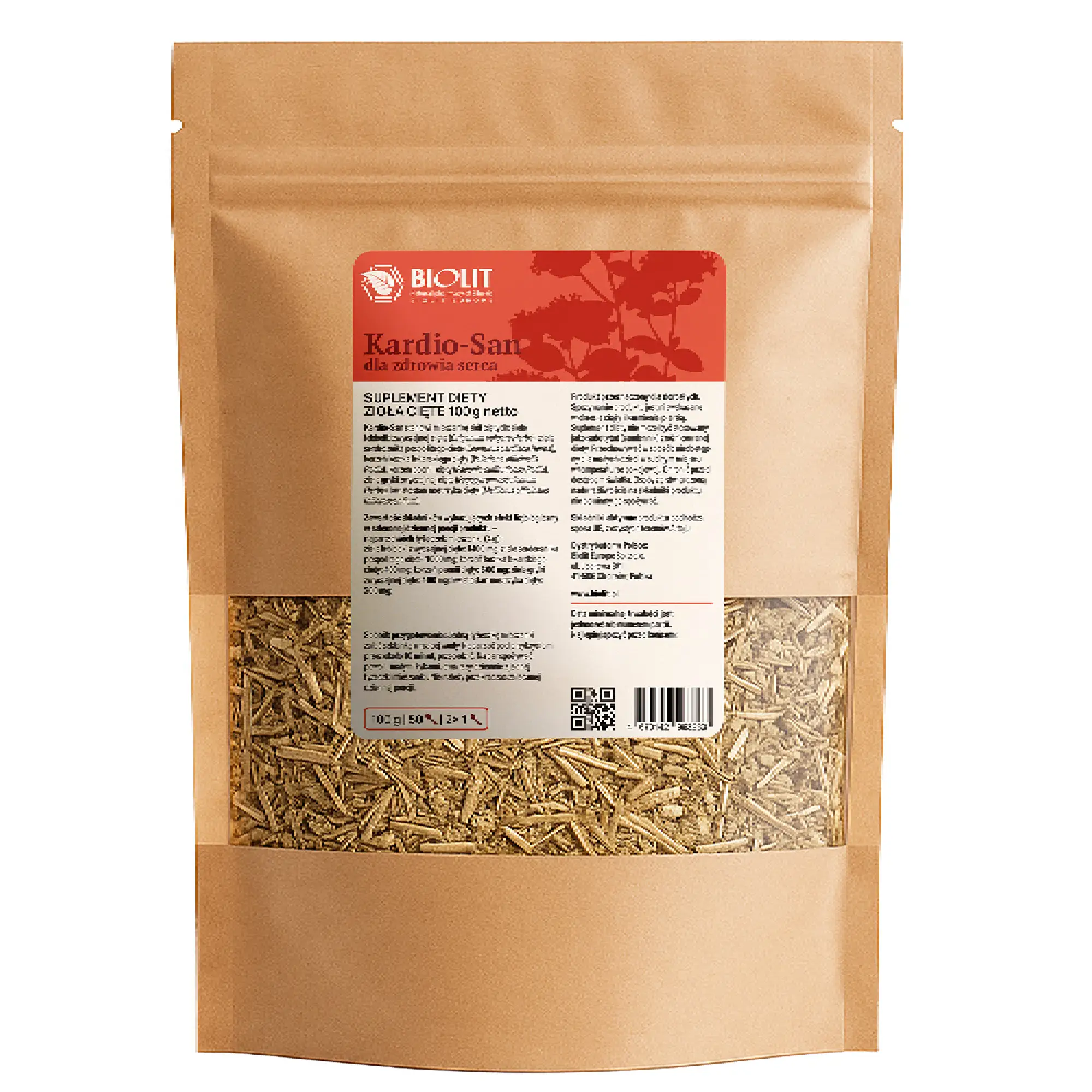 Biolit Kardio San, zioła cięte, 95 g zdjęcie