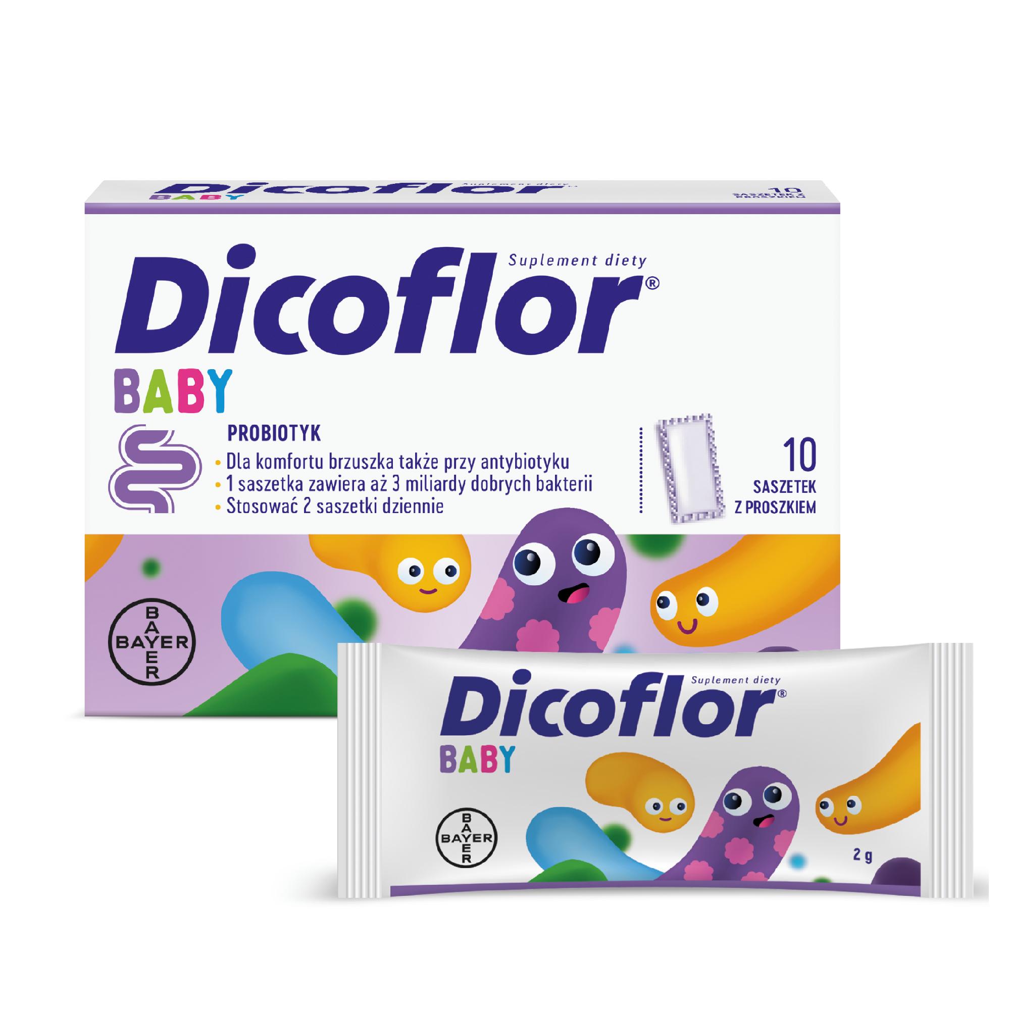 Bayer Dicoflor Baby saszetki, 10 sztuk zdjęcie