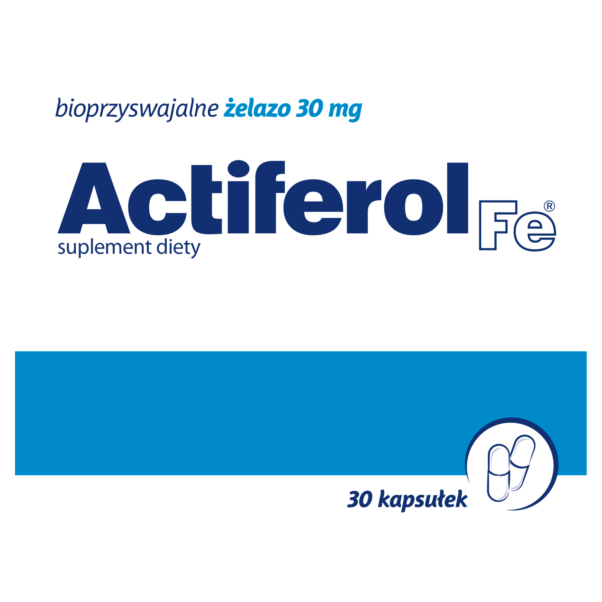 Aciferol Fe, 30 mg, 30 kapsułek zdjęcie