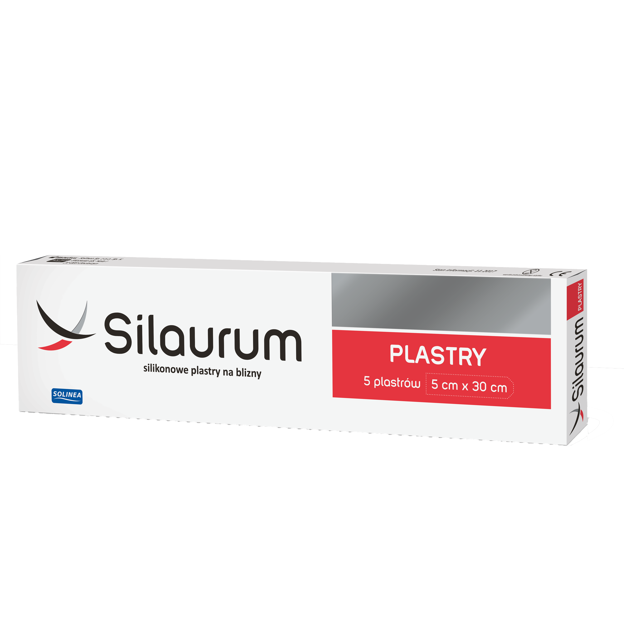 Silaurum silikonowe plastry na blizny 5cm x 30cm 5 sztuk zdjęcie