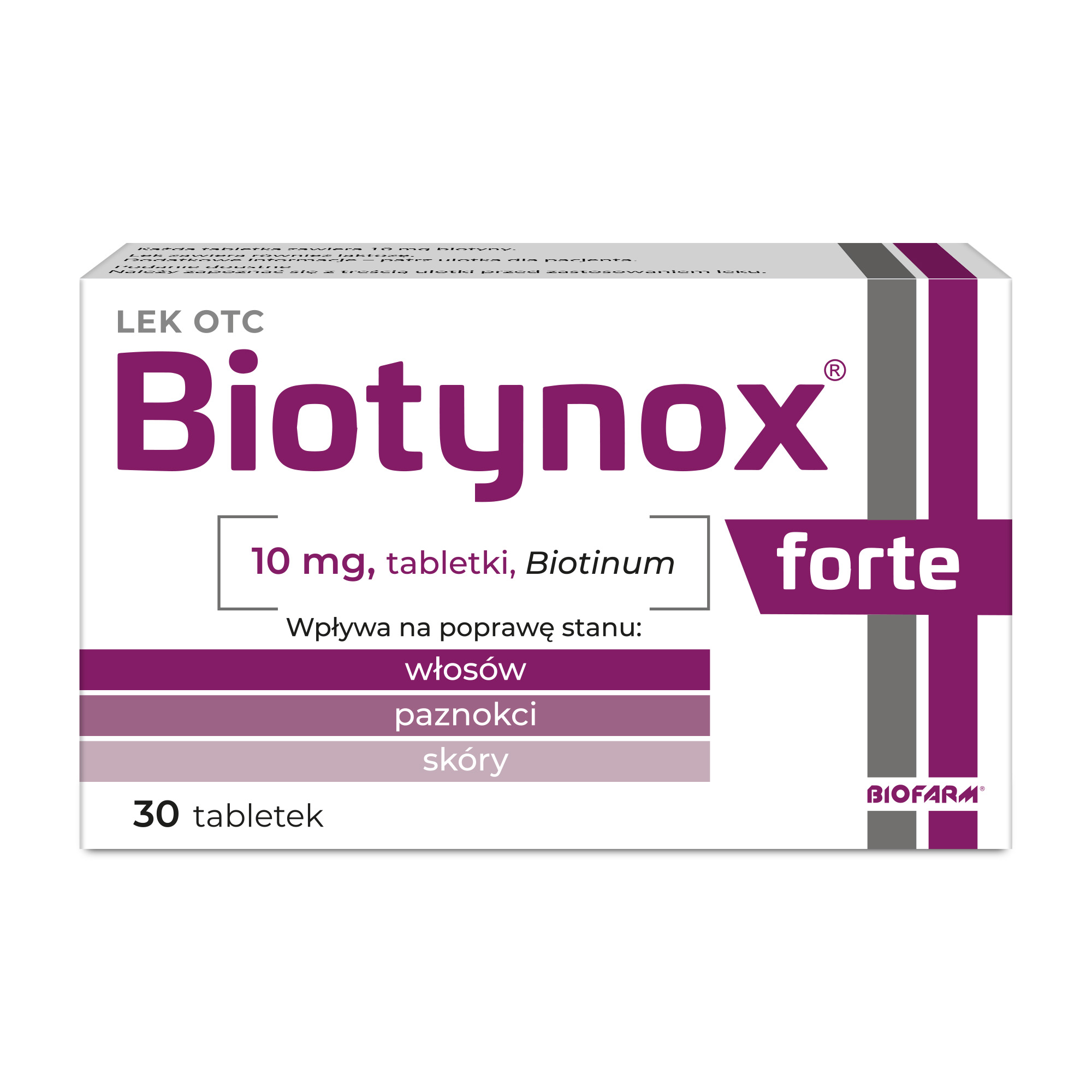 Biotynox Forte 10mg 30 tabletek zdjęcie