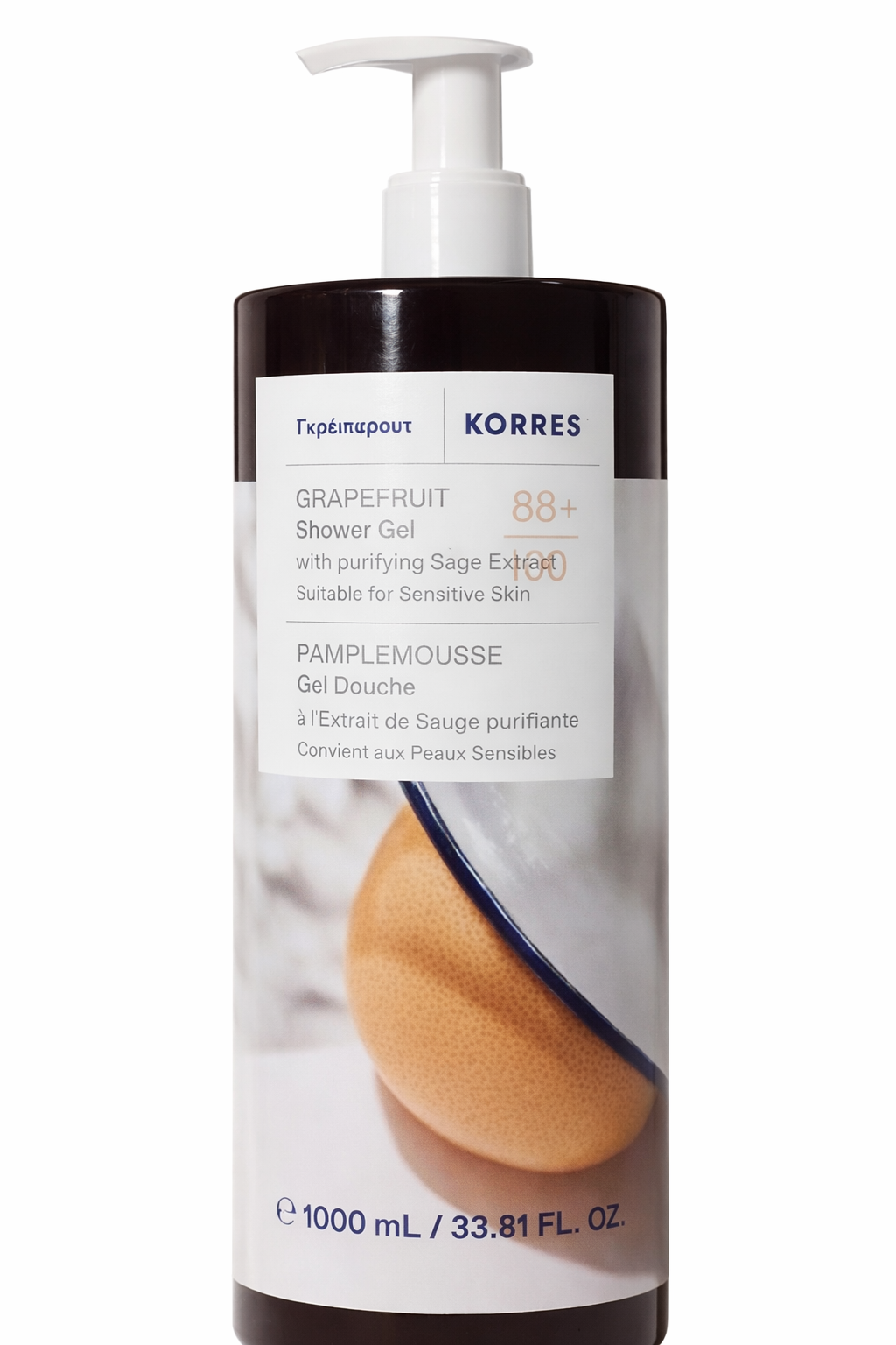 Korres Grapefruit, Żel do mycia ciała, 1000 ml zdjęcie