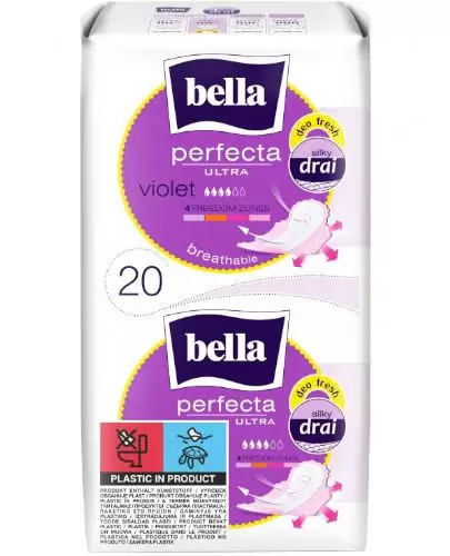 Bella Perfecta Ultra Violet ultracienkie podpaski higieniczne 20 sztuk zdjęcie