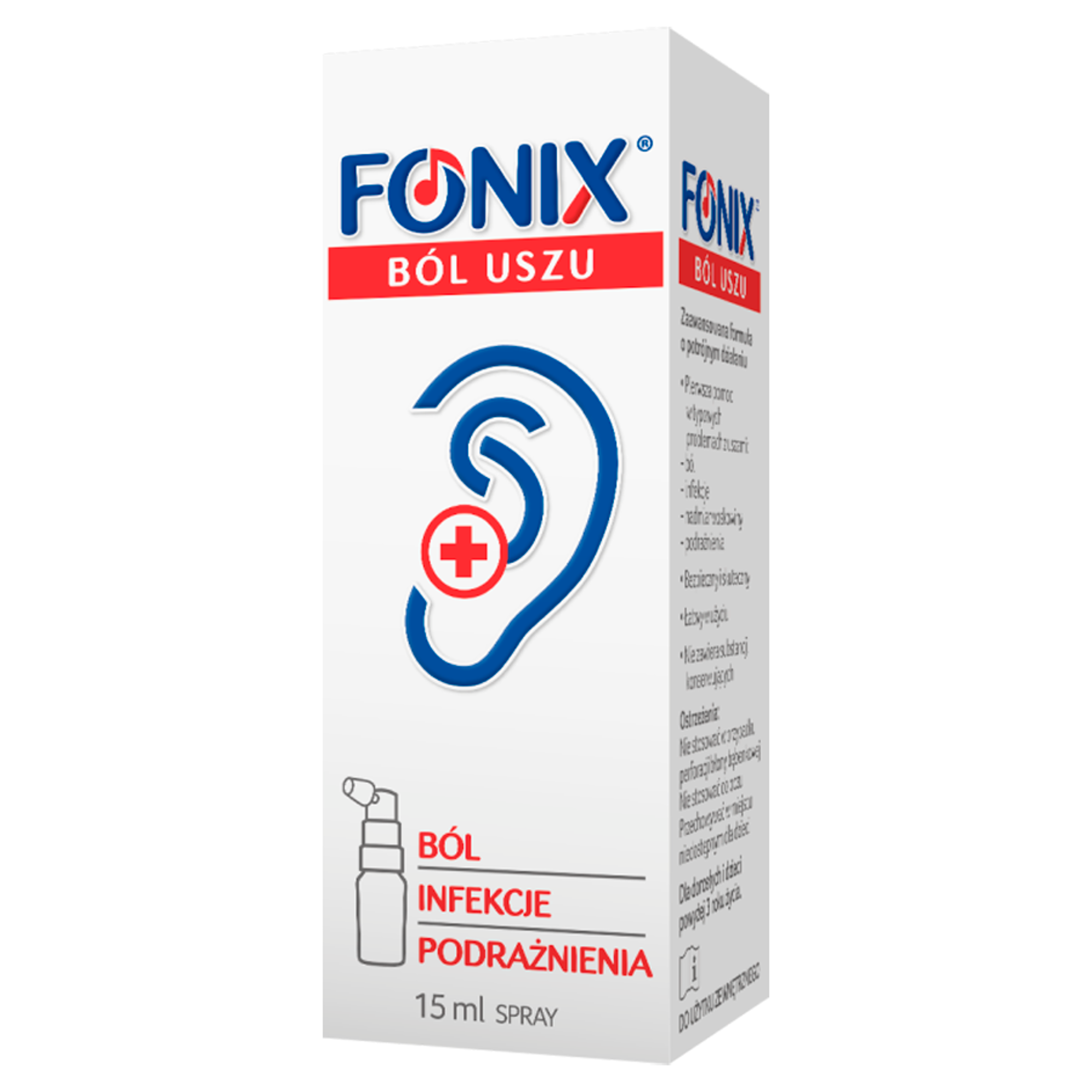 Fonix Ból Uszu Compositum spray do uszu 15 ml zdjęcie