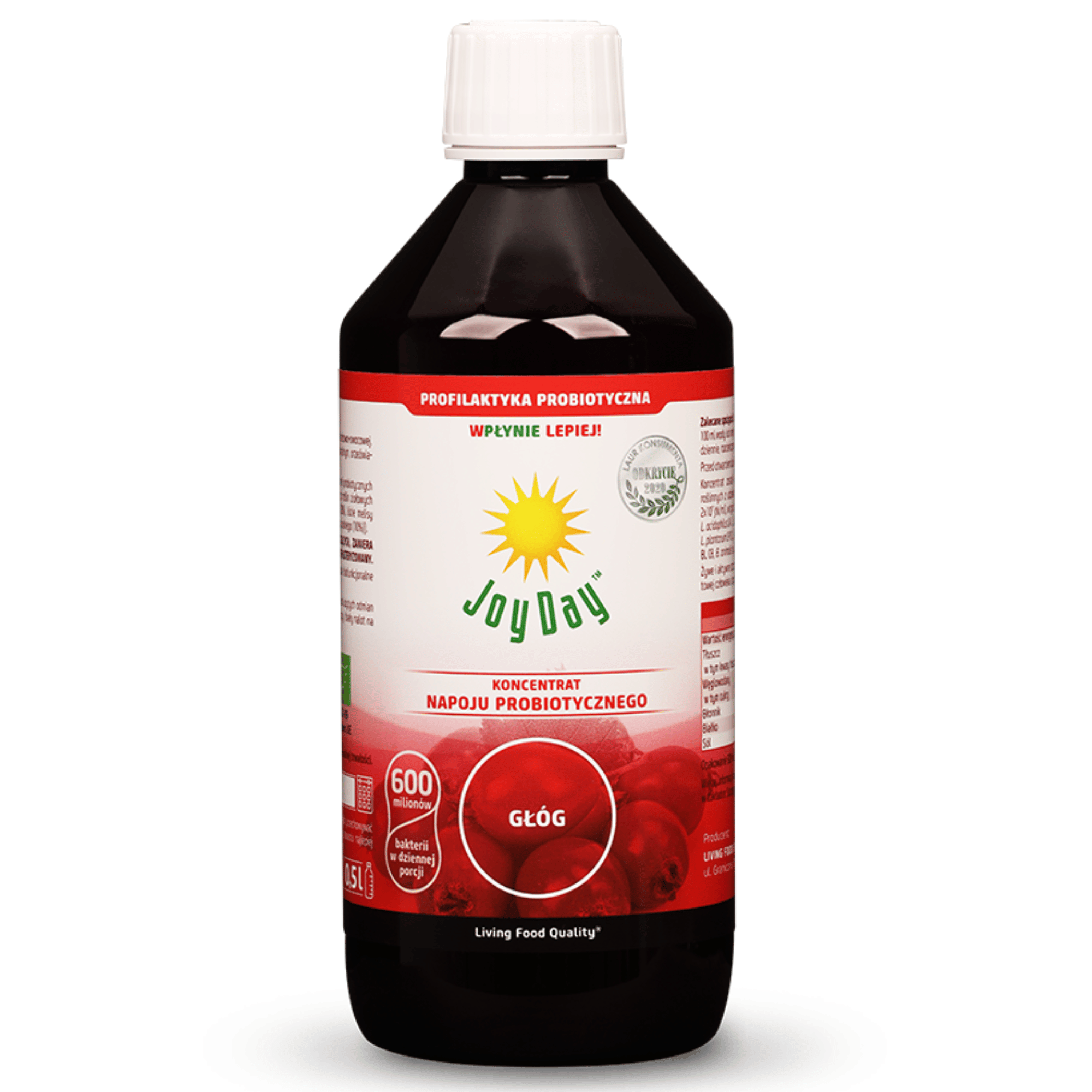 JOY DAY BIO GŁÓG Koncentrat napoju probiotycznego - 500 ml zdjęcie