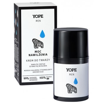 Yope Men Moc Nawilżenia krem do twarzy dla mężczyzn 50 ml