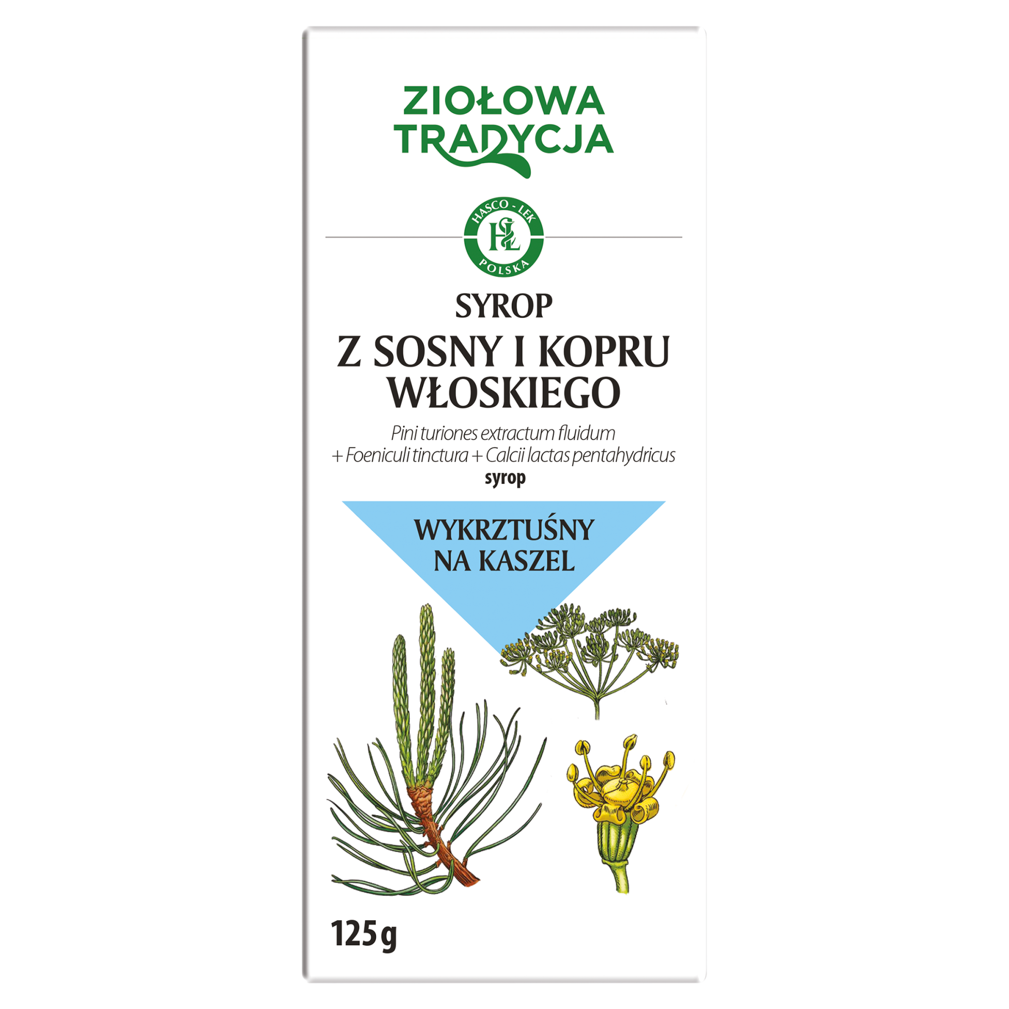 ZIOŁOWA TRADYCJA Syrop z sosny i kopru włoskiego, 125 g zdjęcie