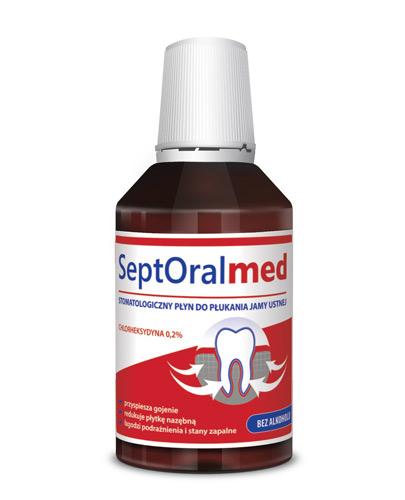 SeptOral Med Płyn stomatologiczny do płukania jamy ustnej, 300 ml - cena, opinie, wskazania  zdjęcie
