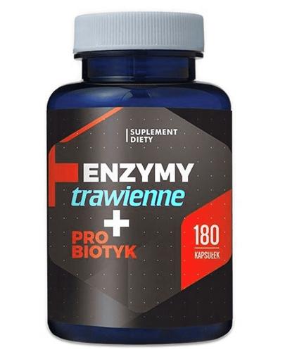 Hepatica Enzymy trawienne + probiotyk - 180 kaps. - cena, opinie, wskazania  zdjęcie