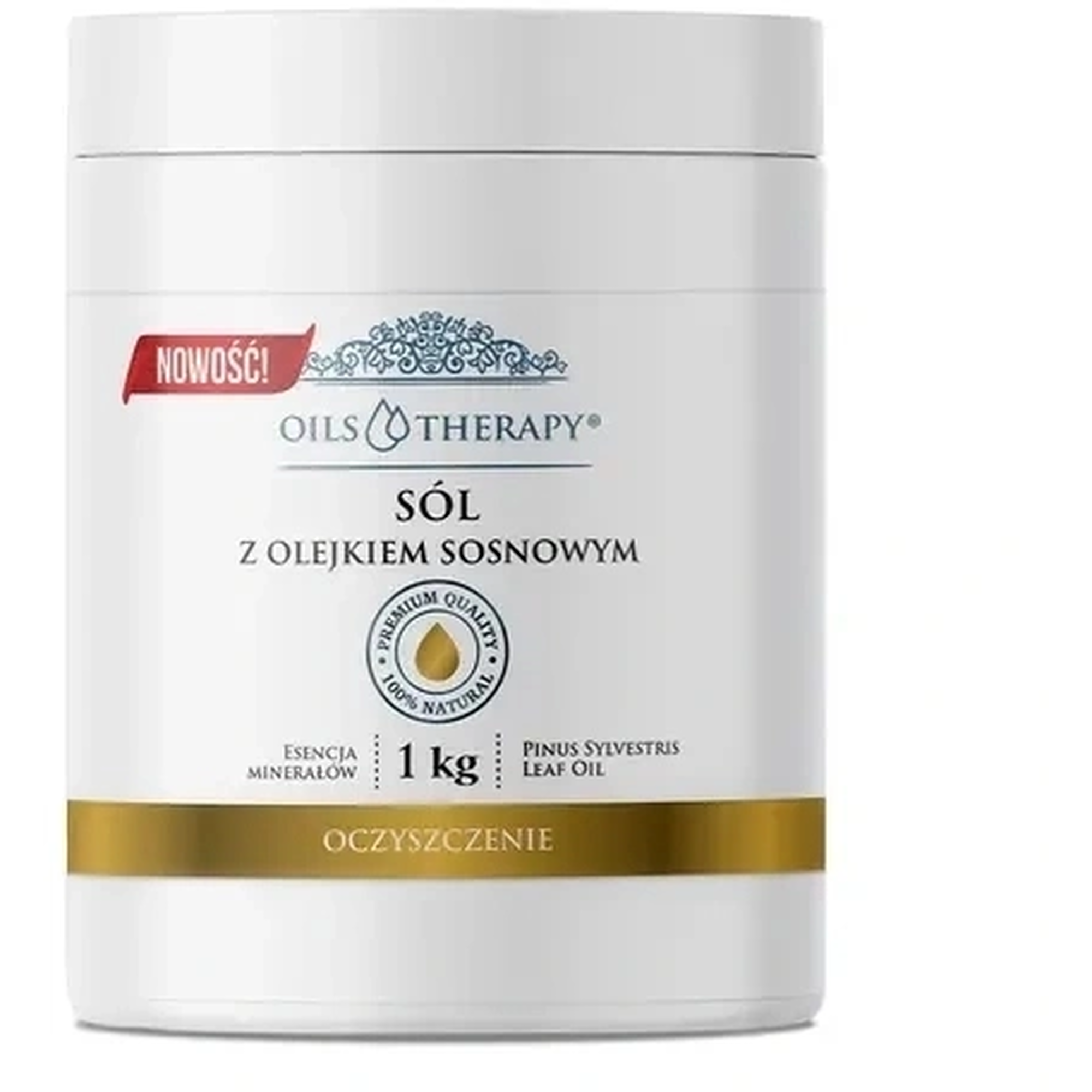 Optima Natura Naturalna Sól z Olejkiem Sosnowym Oczyszczenie, 1 kg zdjęcie