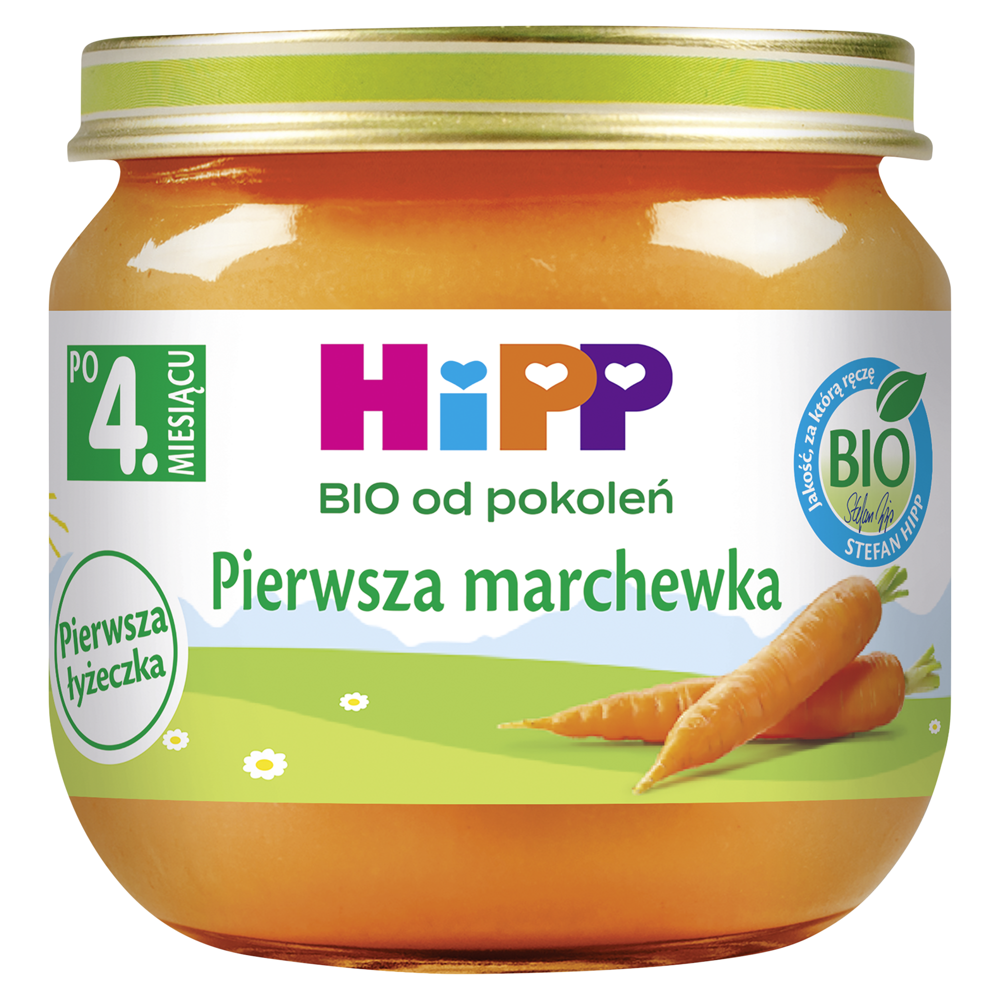 HiPP BIO od pokoleń, Pierwsza marchewka, po 4. m-cu, 80 g zdjęcie