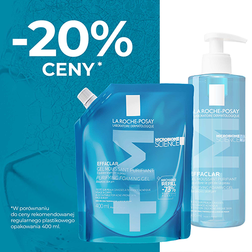 La Roche-Posay Effaclar, żel oczyszczający, 400 ml