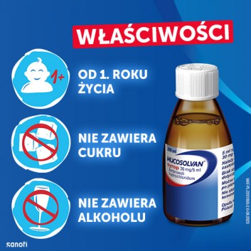 Mucosolvan, 30 mg/5 ml, syrop, 200 ml
