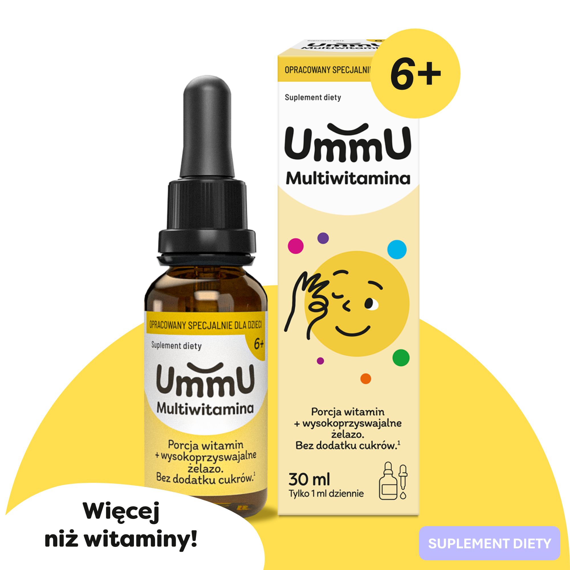 UmmU Multiwitamina 6+ krople, 30 ml