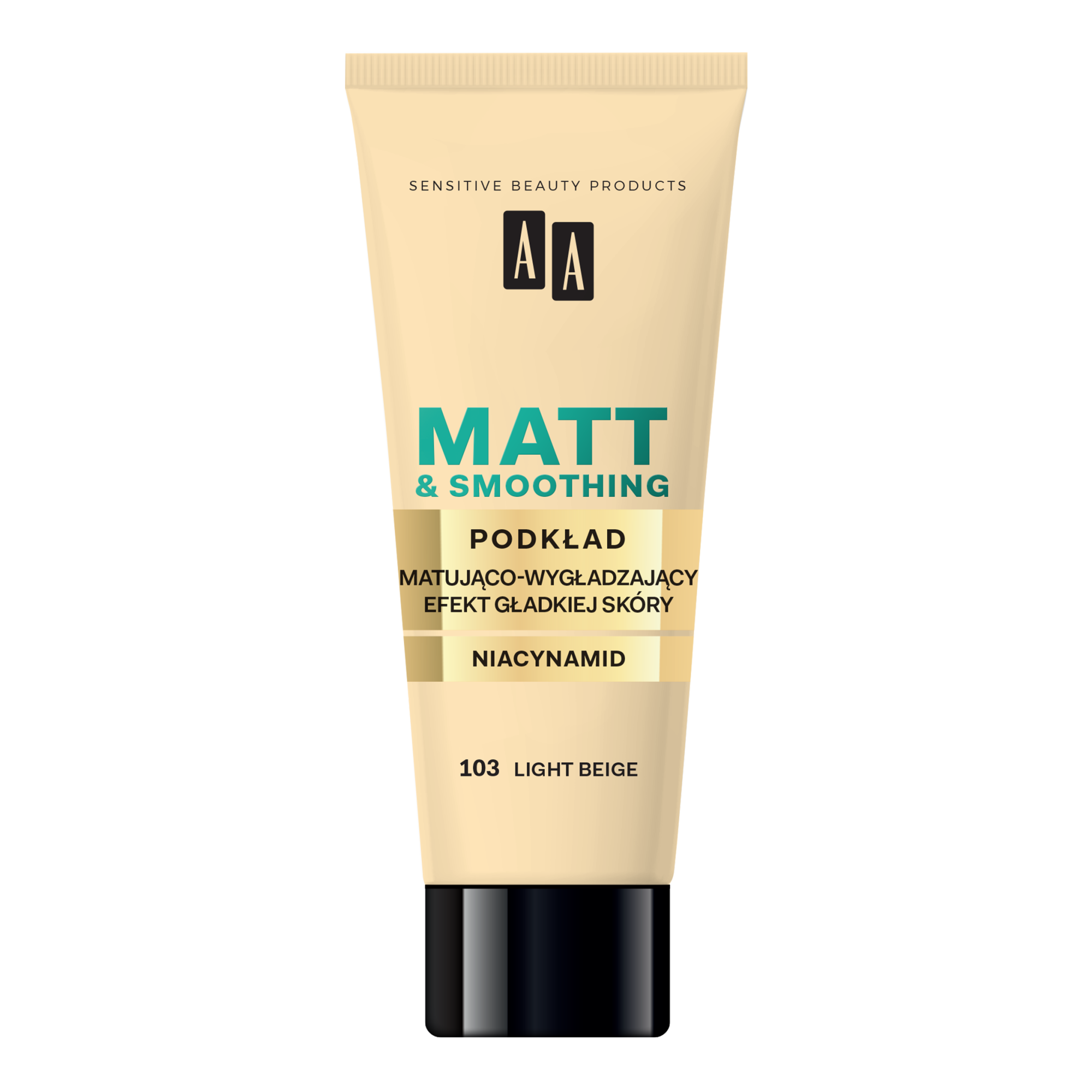 AA Matt podkład matująco wygładzający 103 light beige, 30 ml zdjęcie
