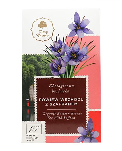 Dary Natury Ekologiczna herbatka Powiew wschodu z szafranem - 80 g - cena, opinie, stosowanie zdjęcie