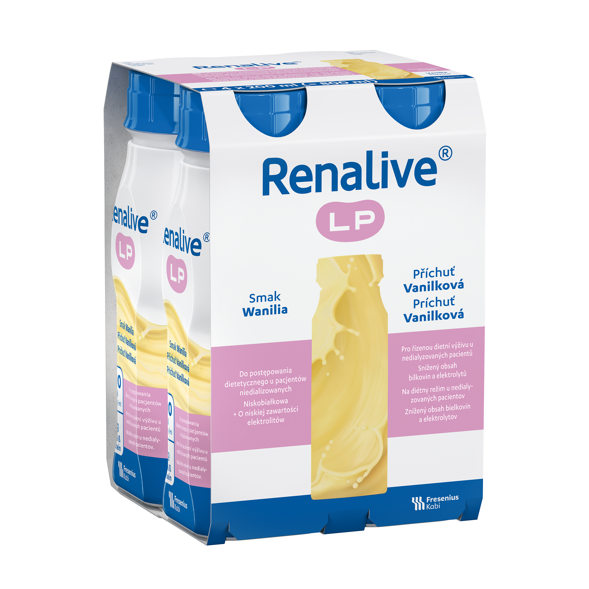 Renalive LP Wanilia płyn, 4 x 200 ml zdjęcie