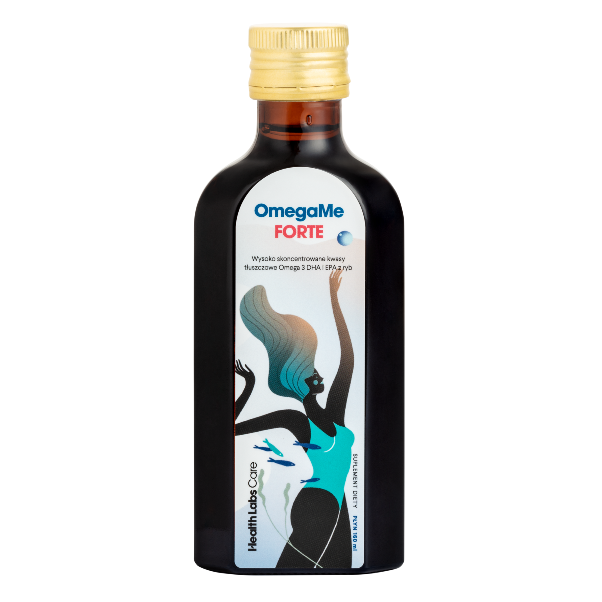 Health Labs Care, OmegaMe Forte, płyn, 160 ml zdjęcie