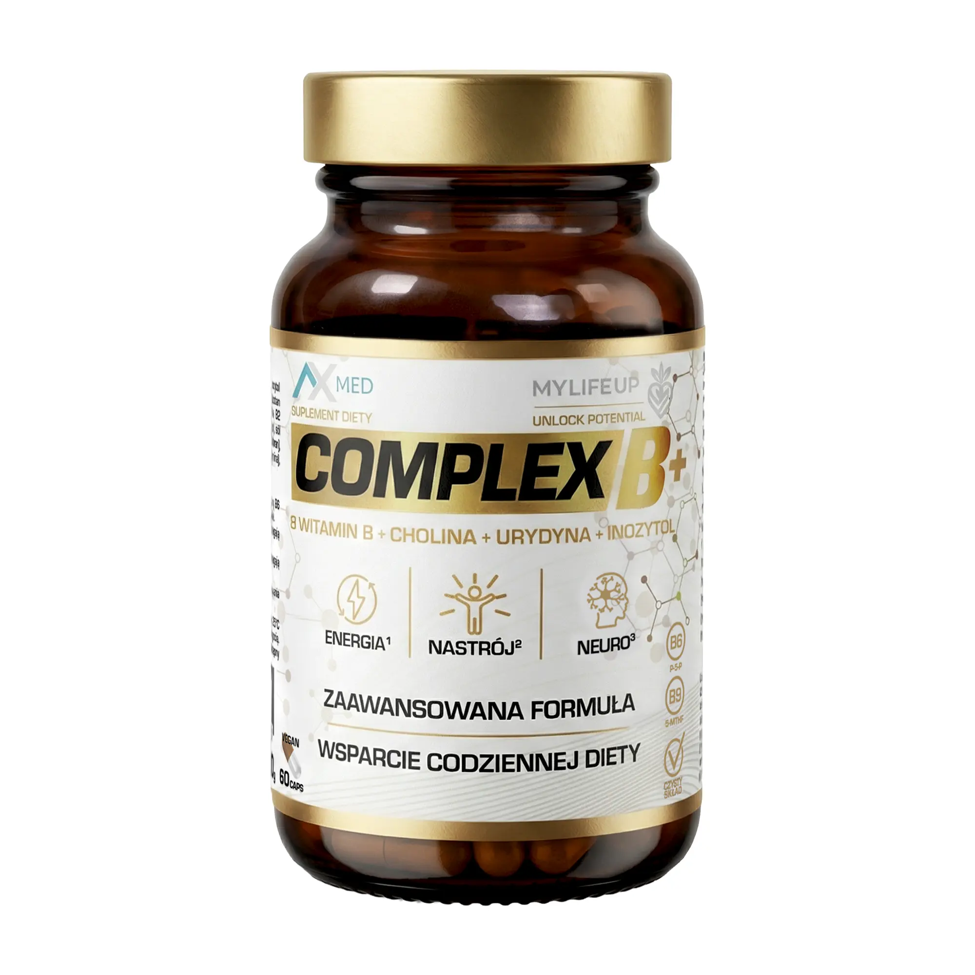 Complex B+ inozytol urydyna, kapsułki, 60 sztuk zdjęcie