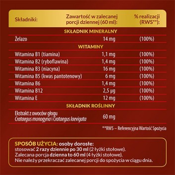 Vigor+ Cardio preparat witaminowy w płynie 1000 ml