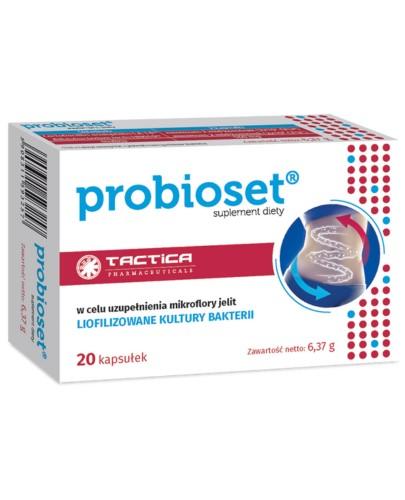 PROBIOSET Synbiotyk, 20 kaps. zdjęcie