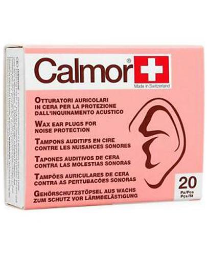 Calmor Woskowe zatyczki do uszu - 20 szt. - cena, opinie, stosowanie zdjęcie