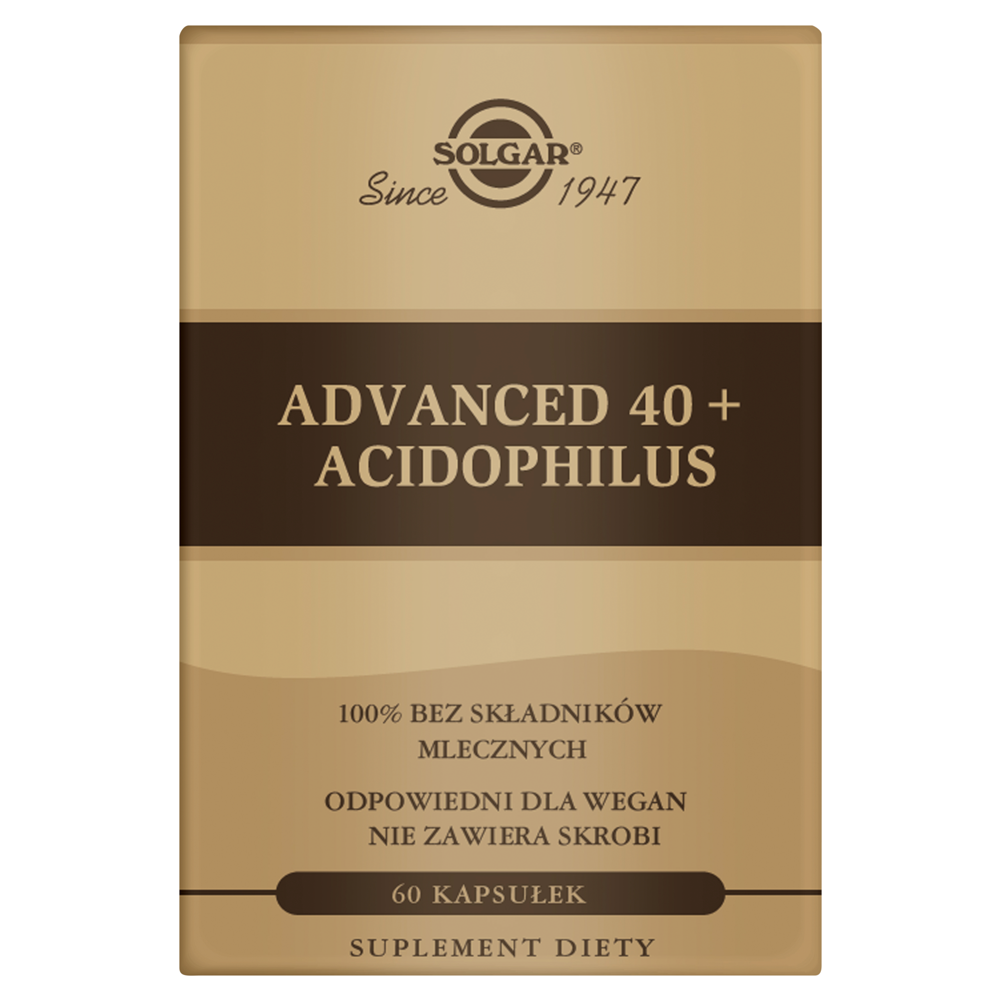 SOLGAR Advanced 40+ Acidophilus 60 kapsułek zdjęcie