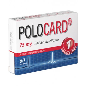 Polocard 75mg 60 tabletek