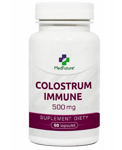 MedFuture Colostrum Immune 500 mg, 60 kaps., cena, opinie, stosowanie zdjęcie