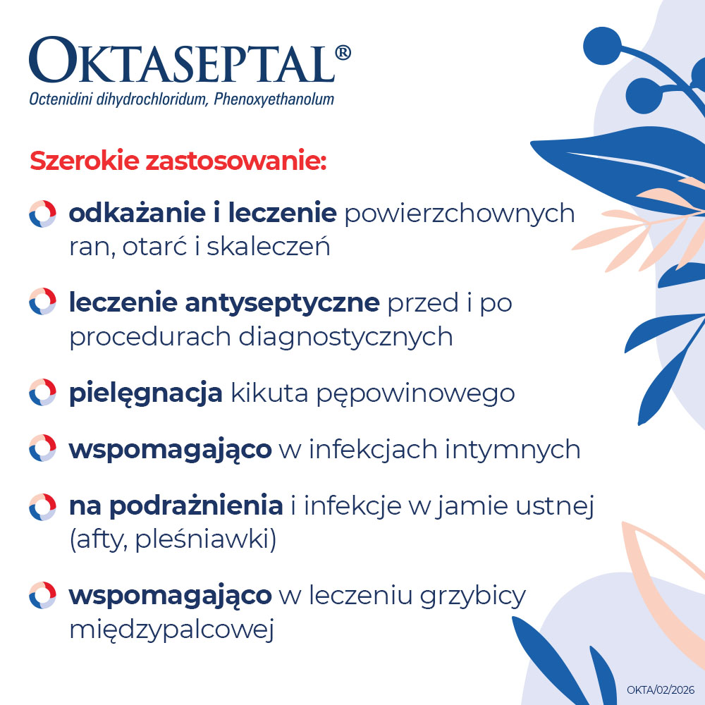 Oktaseptal aerozol na skórę roztwór, 60 ml