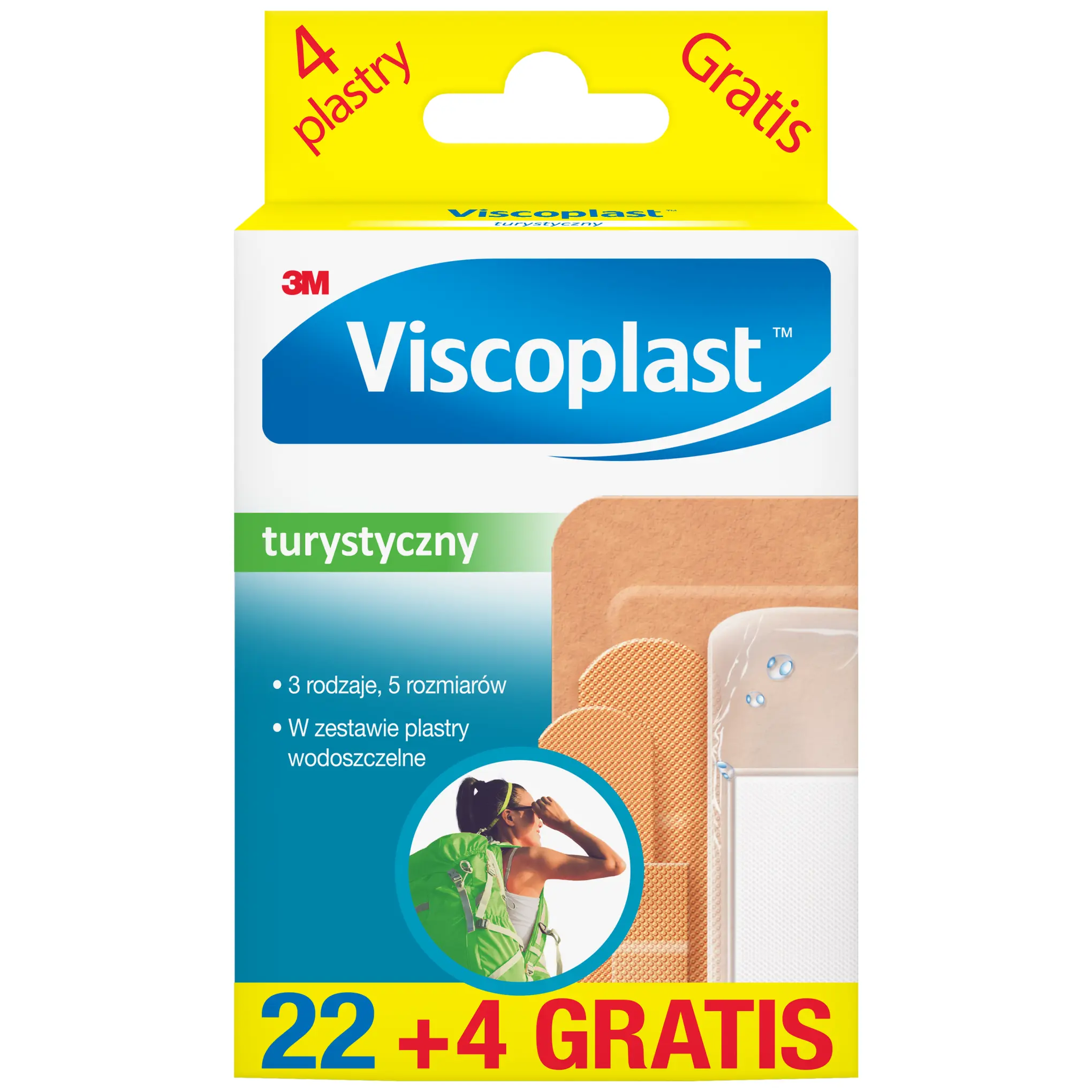 Viscoplast Turystyczny zestaw plastrów 26 sztuk zdjęcie