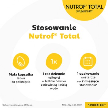 Nutrof Total z witaminą D3 60 kapsułek