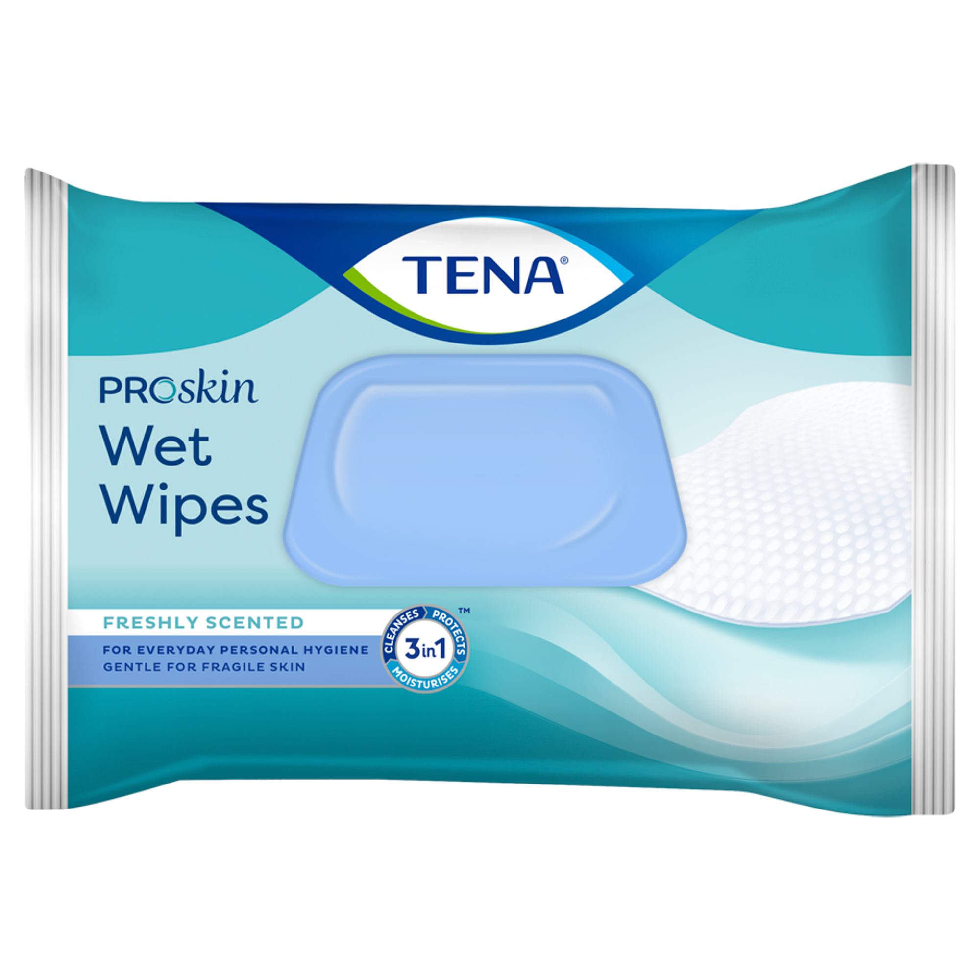 Tena Wet Wipes chusteczki 3w1 oczyszczająco nawilżające 2x 48 sztuk [DWUPAK] zdjęcie