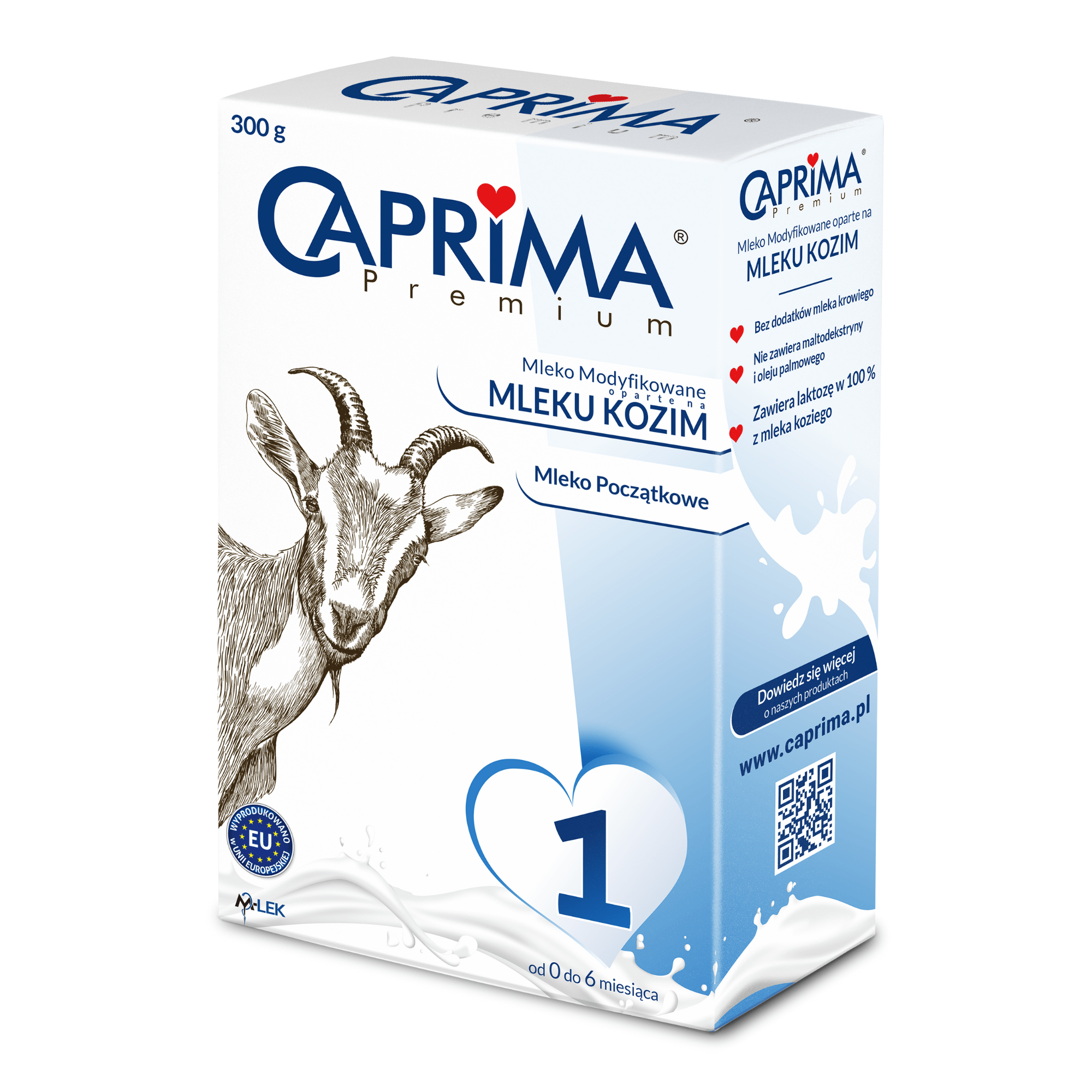Caprima Premium 1 mleko modyfikowane oparte na mleku kozim 300 g zdjęcie