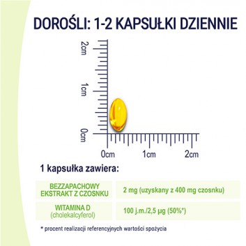 Naturell Czosnek Forte bezzapachowy 90 kapsułek