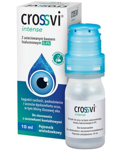 Crossvi Intense Krople do oczu, 10 ml, cena, wskazania, stosowanie zdjęcie