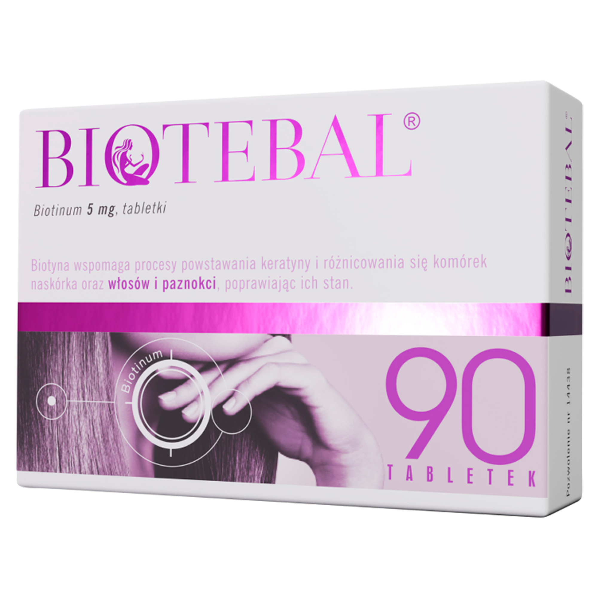 Biotebal 5 mg 90 tabletek zdjęcie
