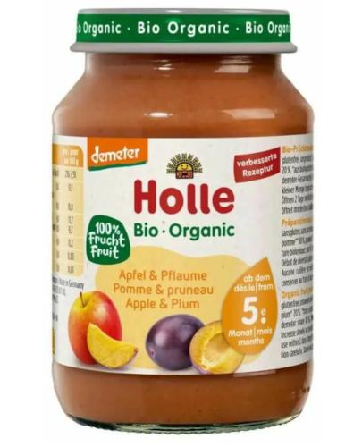 Holle Deser Bio jabłko ze śliwką po 6 miesiącu 190 g zdjęcie