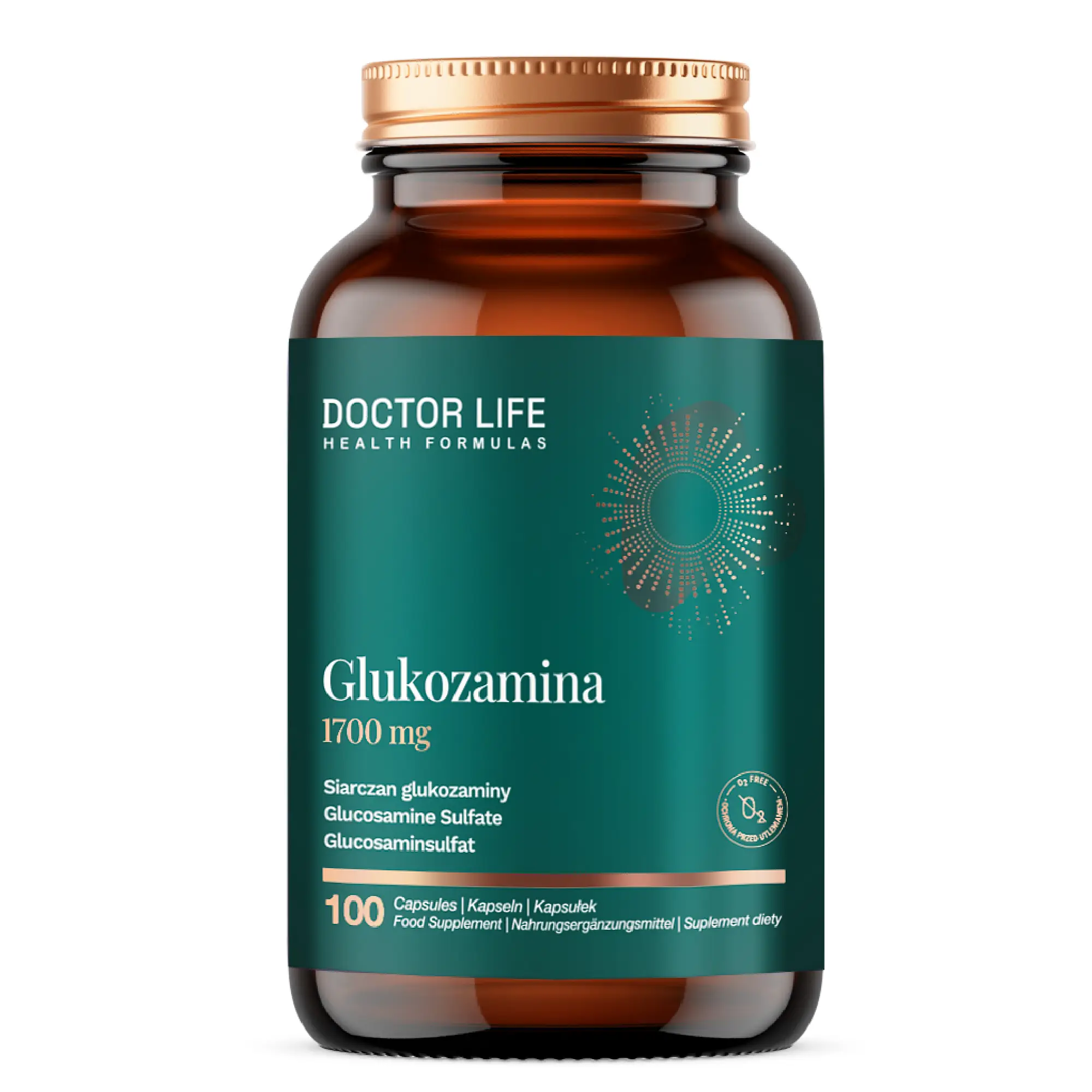 Doctor Life Glukozamina 1700 mg, 100 kapsułek zdjęcie