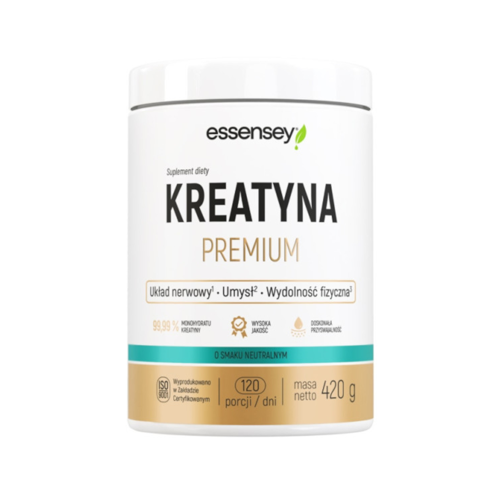 Essensey Kreatyna Premium Natural, proszek, 420 g zdjęcie